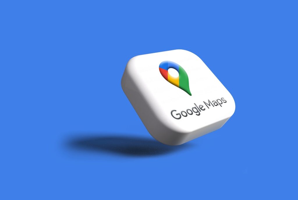 Google Maps icon in 3D. My 3D work may be seen in the section titled 3D Render.